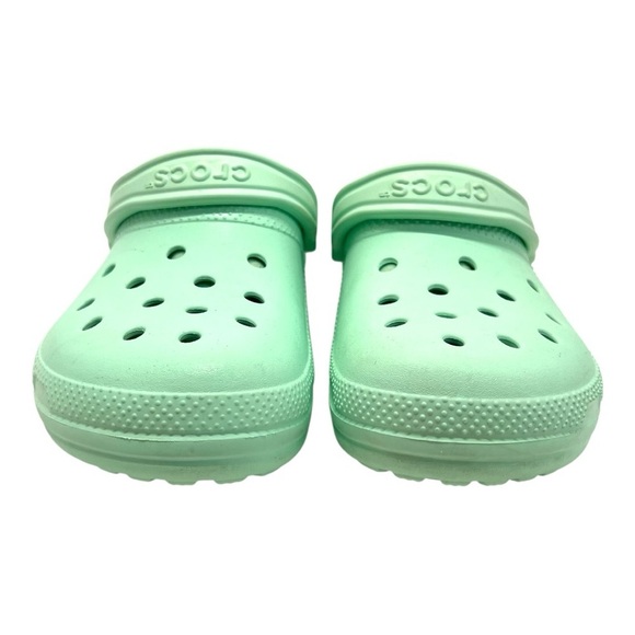 Crocs Classic Lined Comfort Clog Mint Green Casual Men’s 7 - Picture 3 of 16